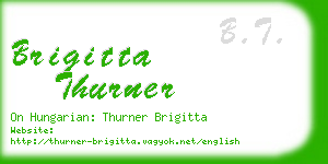 brigitta thurner business card